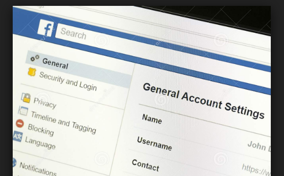 facebook general account settings