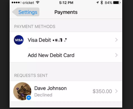 facebook payment app