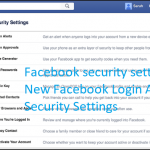 facebook security setting