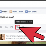 how to add facebook location.