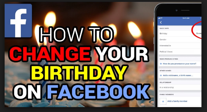 facebook date of birth change