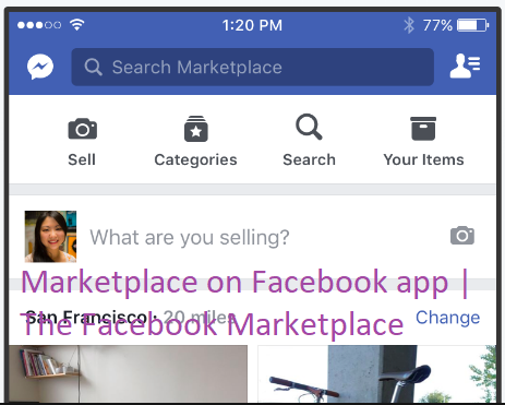 marketplace on facebook app