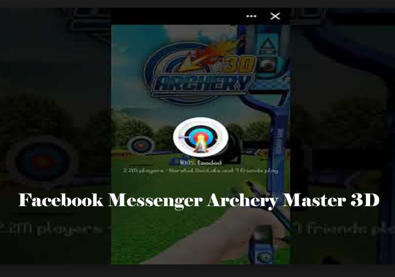 Facebook Messenger Archery 3D Game