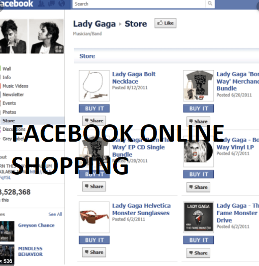 FACEBOOK ONLINE SHOPPING