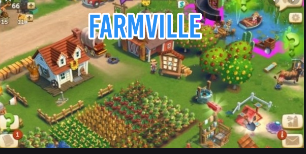 Farmville game on Facebook