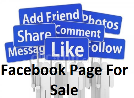 Facebook Page for Sale