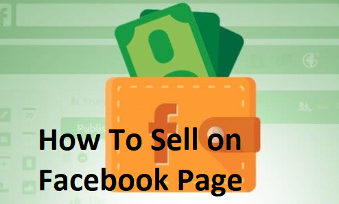 how to sell on facebook