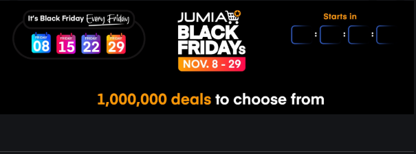 Jumia Black Friday | Jumia Black Friday Deals 2019 - SLEEK-FOOD