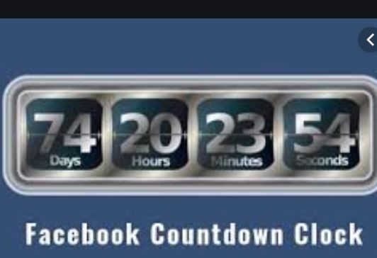 How To Add A Facebook Countdown Clock - Procedures/Steps