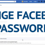 change facebook password