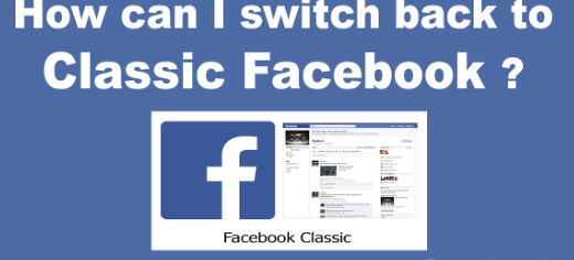 how can i switch back to classic facebook