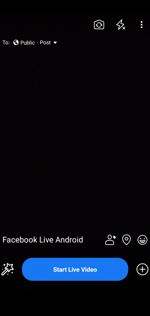 Facebook Live on Android