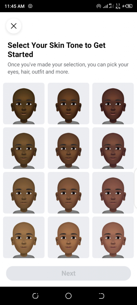 facebook avatar skintone