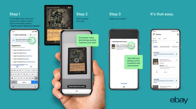 How to Scan Pokemon Trading Card using eBay’s App