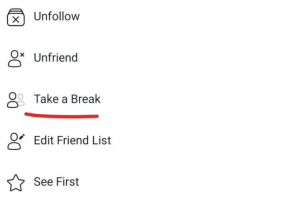 Facebook 'Take a Break' | How to Take a Break From Someone on Facebook