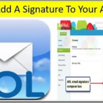 How to Add an Email Signature in Your AOL Mail 2021