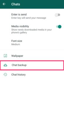 WhatsApp Chat Backup