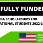 Fully Funded Sholarships in USA for International Students 2022